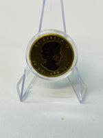 1/2 oz Canadian Maple Leaf gold coin, Elizabeth II side, 20 dollars 2011