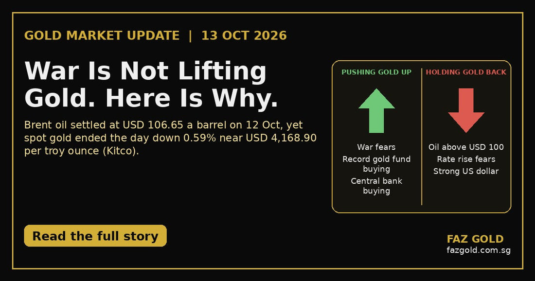 Does War Make Gold Go Up? Why Gold Is Stuck Near USD 4,200