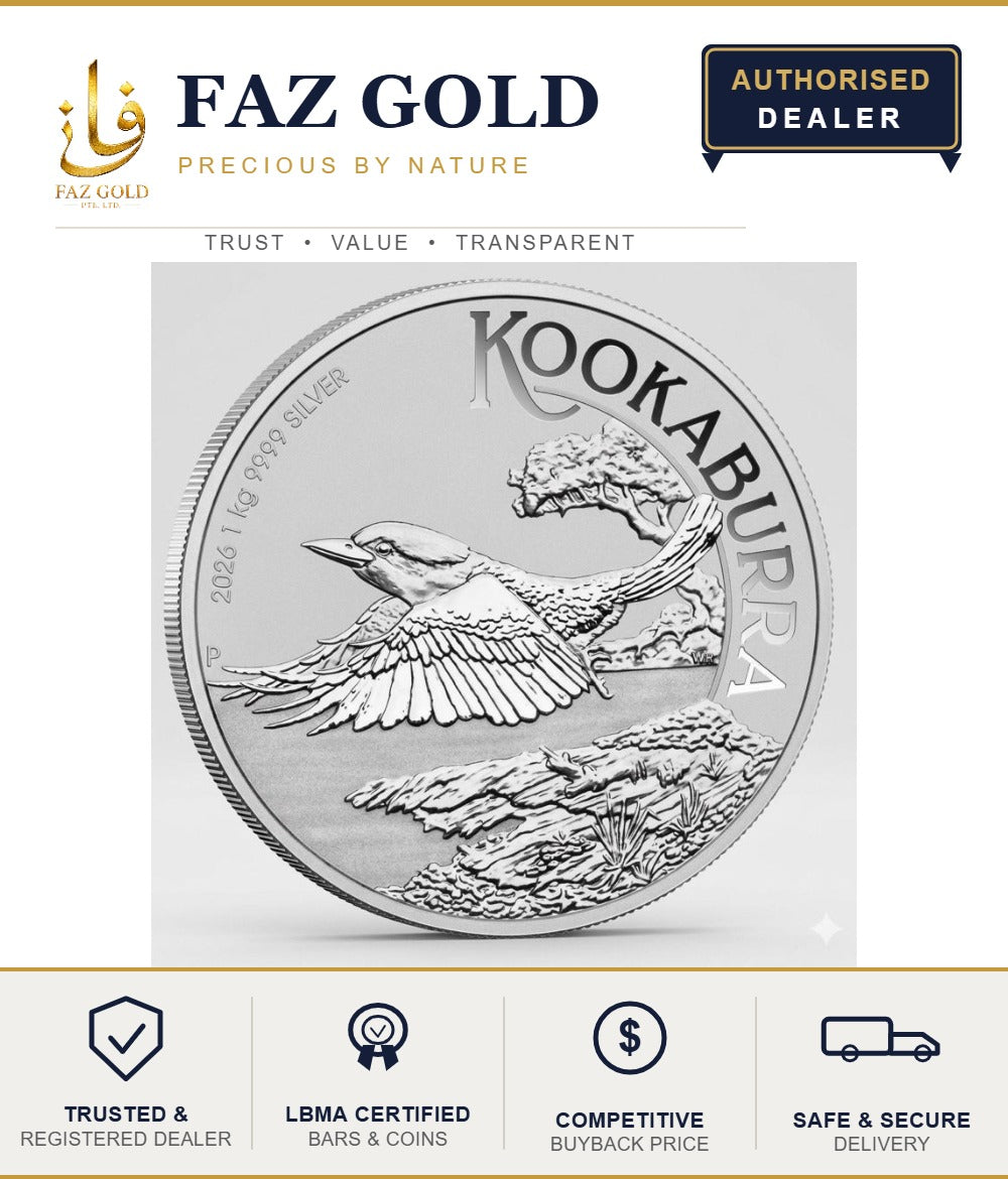 1kg Silver Coin 999.9 Fine Silver | Multiple LBMA Brands | 2026 Random Design