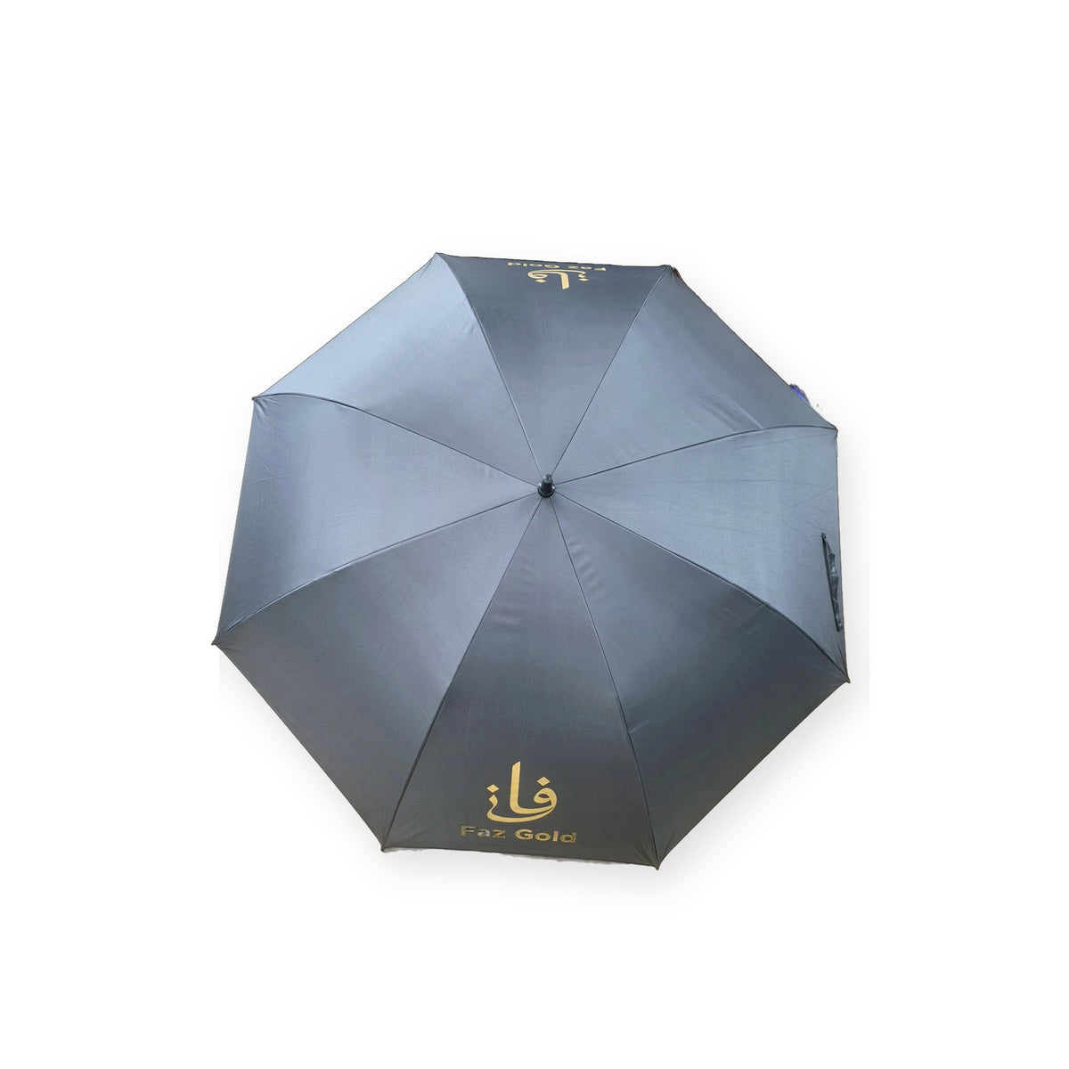 FAZ GOLD Golf Umbrella 27 Inch | Black with Gold FAZ Gold Logo