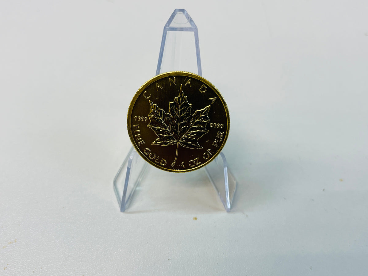 1 oz (31.10g) Gold Coin 999.9 Fine Gold | Royal Canadian Mint | Maple Leaf