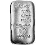 Metalor 100g cast silver bar stamped 100g Silver 999.0 Switzerland with serial number